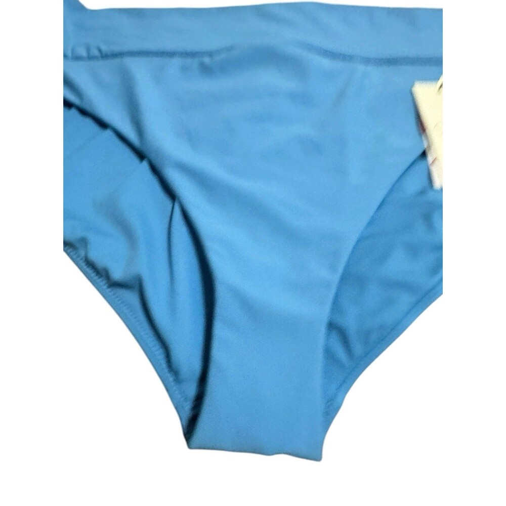 Calia High-Rise Swim Bottoms Tummy Control Tranquil Blue Size XXL NWT